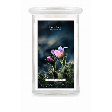 Duża świeca Floral Musk Classic Candle