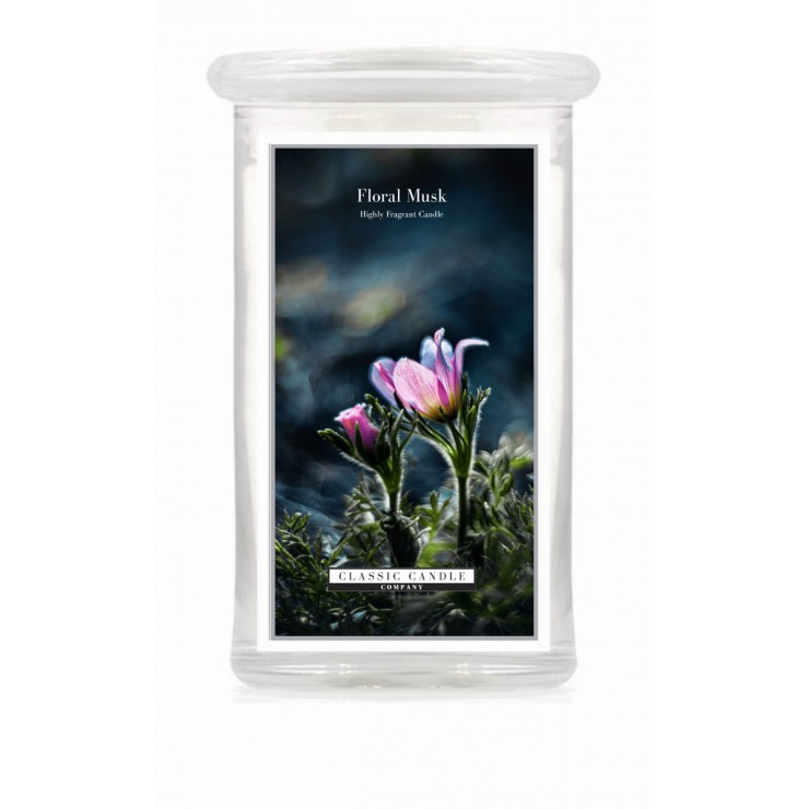 Duża świeca Floral Musk Classic Candle Duża świeca Floral Musk Classic Candle