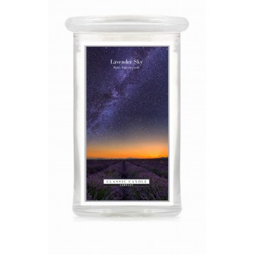 Duża świeca Lavender Sky Classic Candle