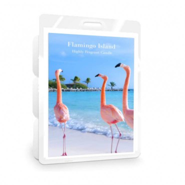 Wosk Flamingo Island Classic Candle