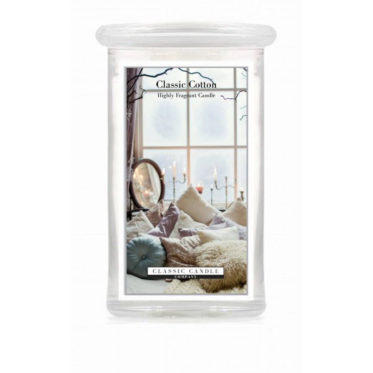 Duża świeca Classic Cotton Classic Candle