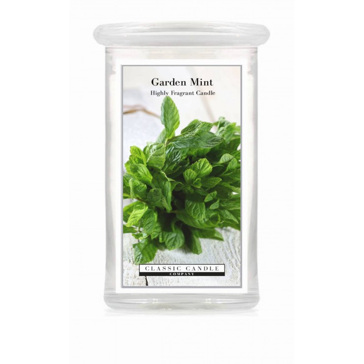 Duża świeca Garden Mint Classic Candle Duża świeca Garden Mint Classic Candle