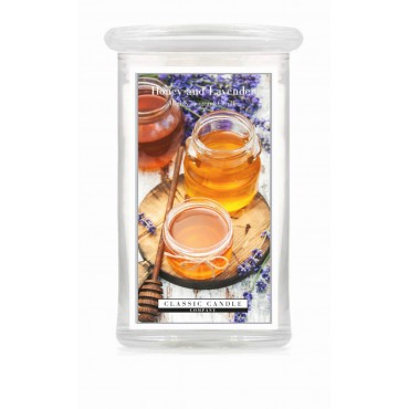Duża świeca Honey & Lavender Classic Candle