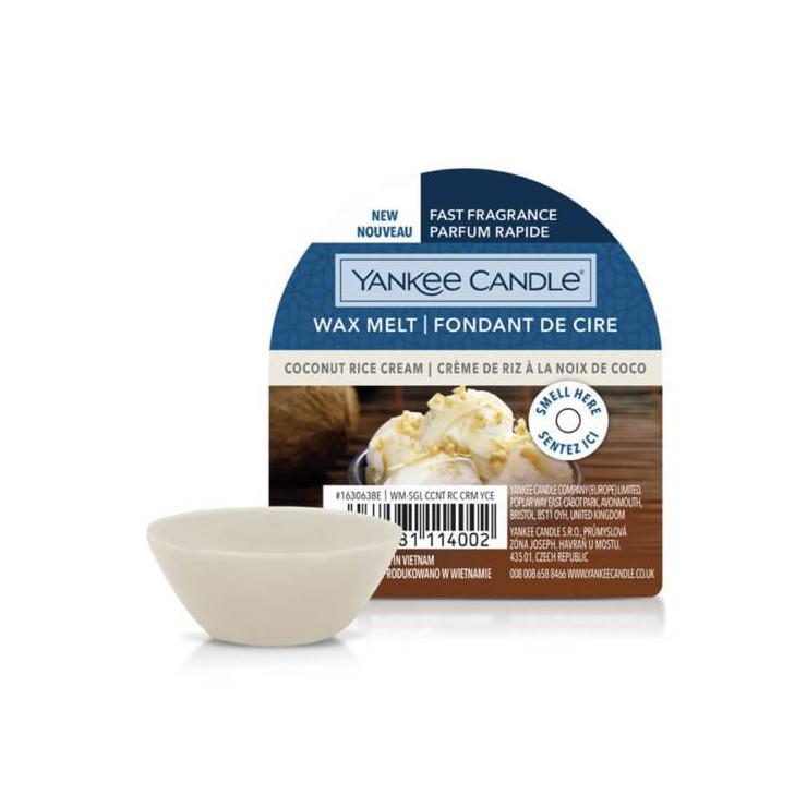 Wosk Coconut Rice Cream Yankee Candle