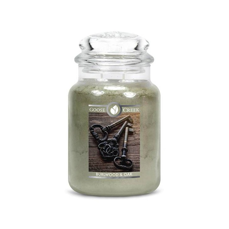 Duża świeca Burlwood & Oak Goose Creek Candle Duża świeca Burlwood & Oak Goose Creek Candle