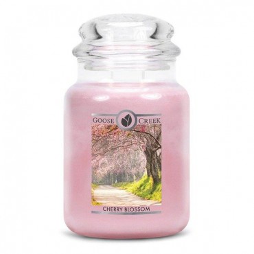 Duża świeca Cherry Blossom Goose Creek Candle