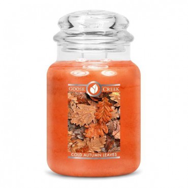 Duża świeca Cold Autumn Leaves Goose Creek Candle