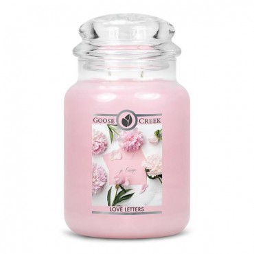 Duża świeca Love Letters Goose Creek Candle
