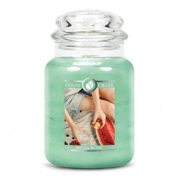 Duża świeca Melon Picnic Goose Creek Candle