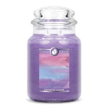 Duża świeca Rainbow Sugar Goose Creek Candle