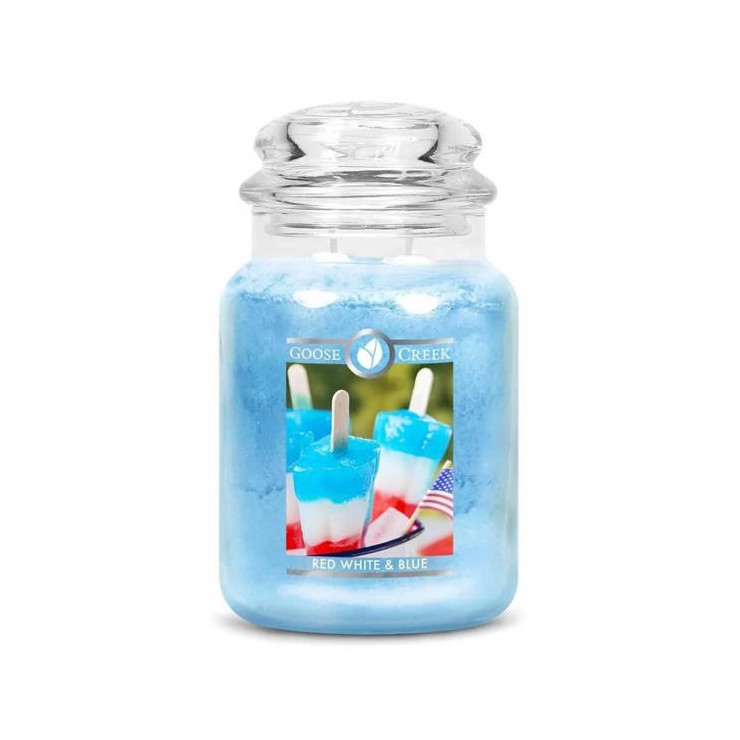 Duża świeca Red White & Blue Goose Creek Candle Duża świeca Red White & Blue Goose Creek Candle