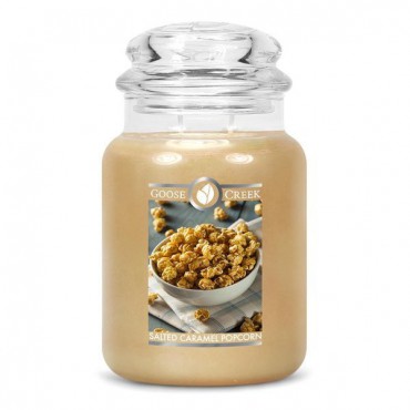 Duża świeca Salted Caramel Popcorn Goose Creek Candle