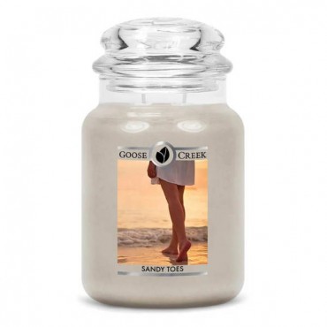 Duża świeca Sandy Toes Goose Creek Candle