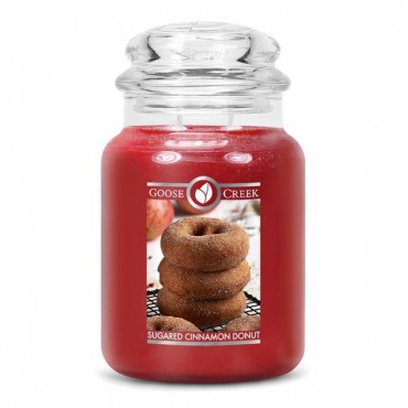 Duża świeca Sugared Cinnamon Donut Goose Creek Candle