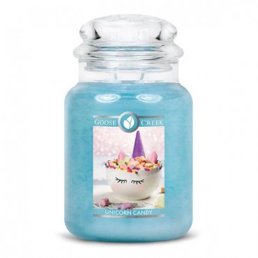 Duża świeca Unicorn Candy Goose Creek Candle