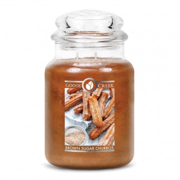 Duża świeca Brown Sugar Churros Goose Creek Candle