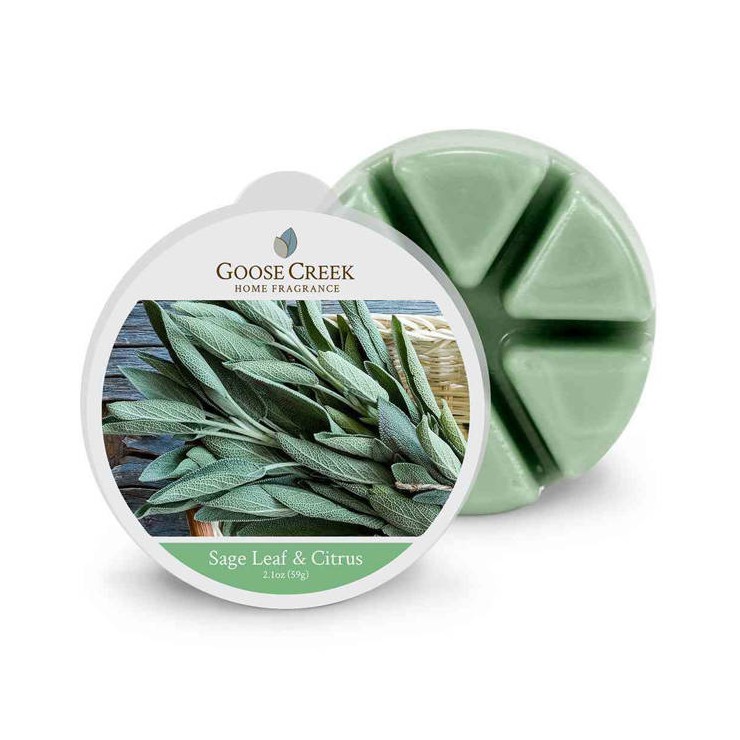 Wosk zapachowy Sage Leaf & Citrus Goose Creek Candle Wosk zapachowy Sage Leaf & Citrus Goose Creek Candle