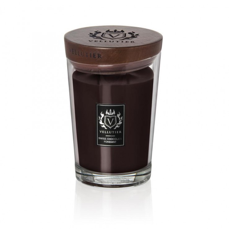 Duża świeca Swiss Chocolate Fondant Vellutier Duża świeca Swiss Chocolate Fondant Vellutier