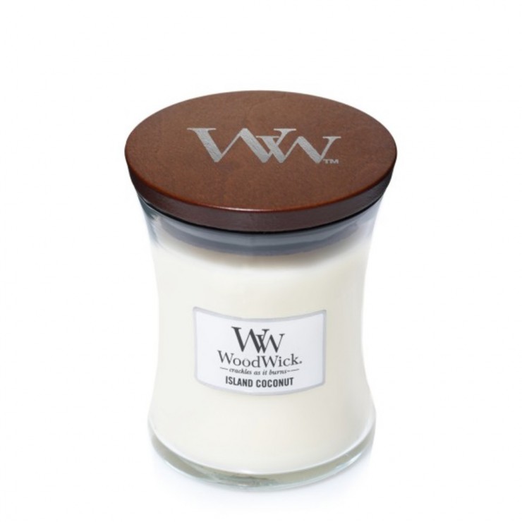 Mała świeca Island Coconut Woodwick Mała świeca Island Coconut Woodwick