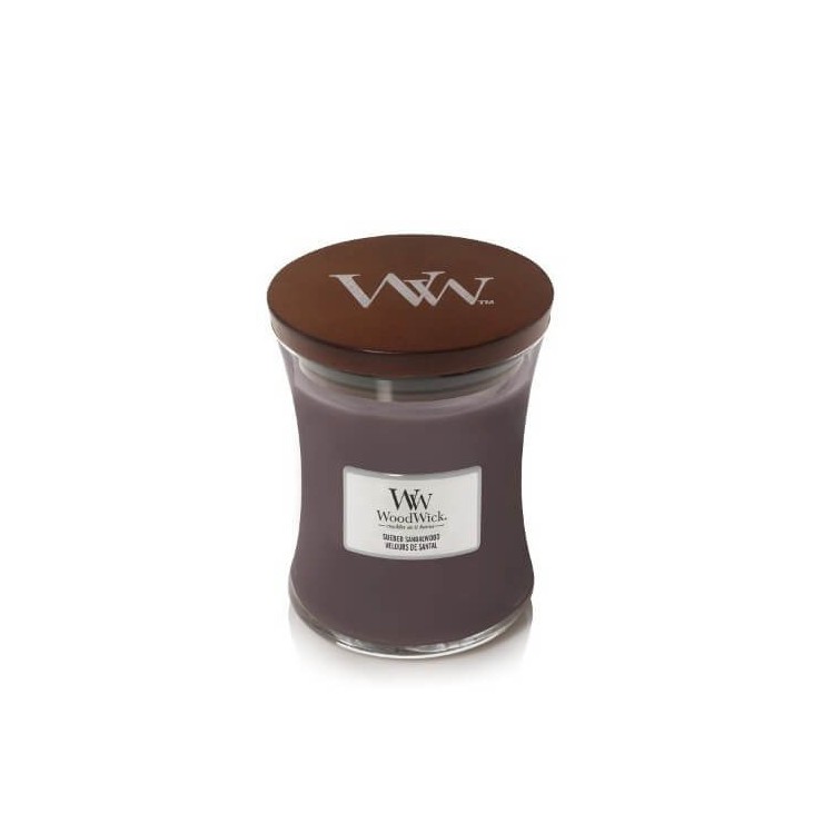 Średnia świeca Sueded Sandalwood Woodwick Średnia świeca Sueded Sandalwood Woodwick