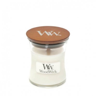 Mała świeca White Teak Woodwick