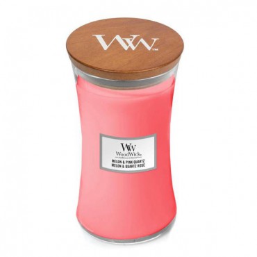 Duża Świeca Melon & Pink Quartz WoodWick