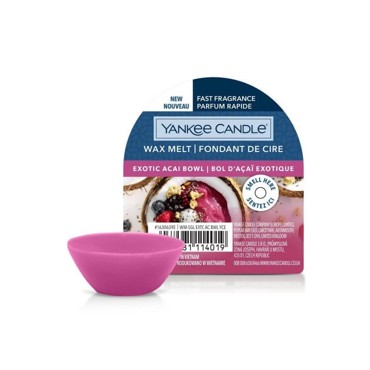 Wosk Exotic Acai Bowl Yankee Candle Wosk Exotic Acai Bowl Yankee Candle