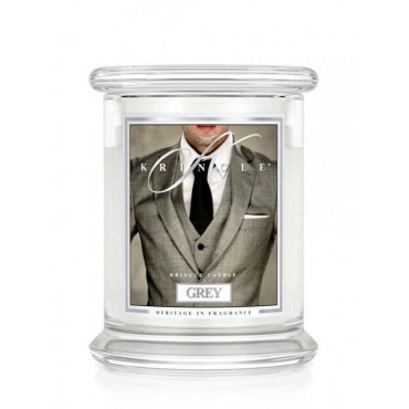 Średnia świeca Grey Kringle Candle