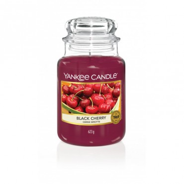Duża świeca Black Cherry Yankee Candle