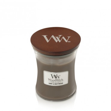 Średnia świeca Sand & Driftwood Woodwick