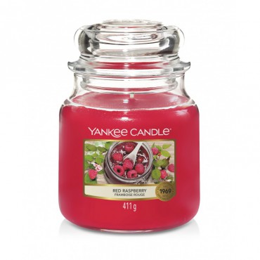 Średnia świeca Red Raspberry Yankee Candle