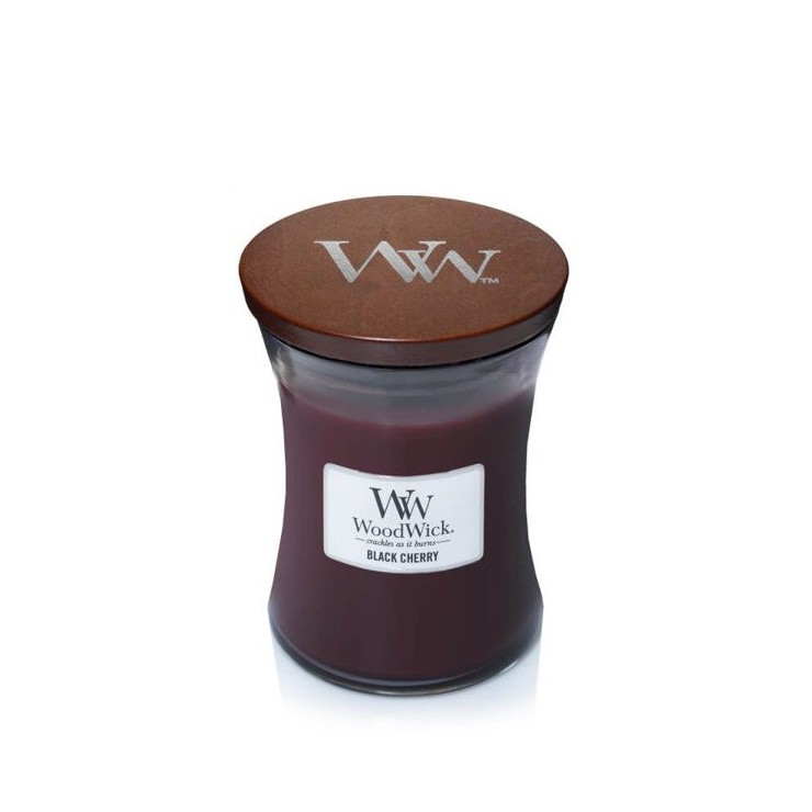 Średnia świeca Black Cherry Woodwick Średnia świeca Black Cherry Woodwick