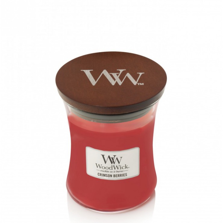 Średnia świeca Crimson Berries Woodwick Średnia świeca Crimson Berries Woodwick