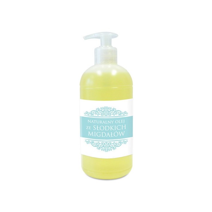 Naturalny olej ze słodkich migdałów 500 ml Naturalny olej ze słodkich migdałów 500 ml