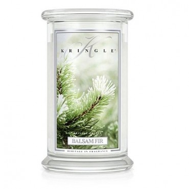 Duża świeca Balsam fir Kringle Candle