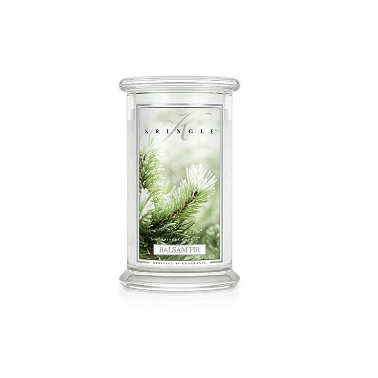 Duża świeca Balsam fir Kringle Candle