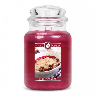 Duża świeca Cherry Cobbler Goose Creek Candle