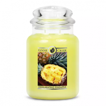 Duża świeca Exhilarating Pineapple Goose Creek Candle
