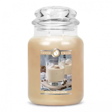 Duża świeca Irish Cream Swirl Goose Creek Candle