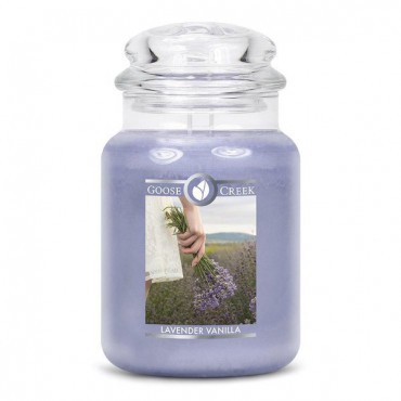 Duża świeca Lavender Vanilla Goose Creek Candle