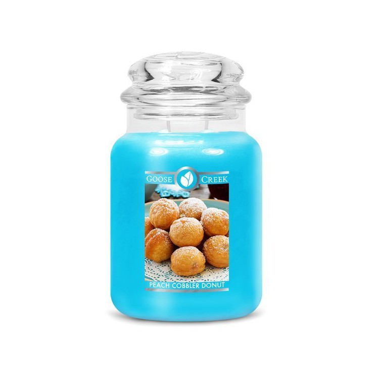 Duża świeca Peach Cobbler Donut Goose Creek Candle Duża świeca Peach Cobbler Donut Goose Creek Candle