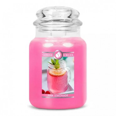 Duża świeca Pink Lemonade Goose Creek Candle