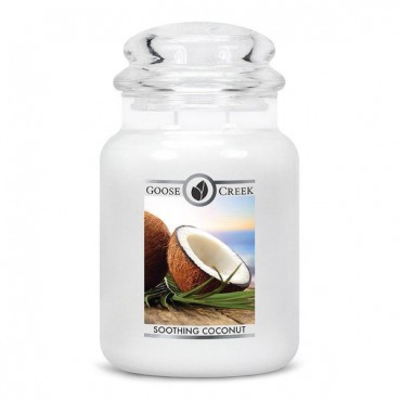 Duża świeca Soothing Coconut Goose Creek Candle