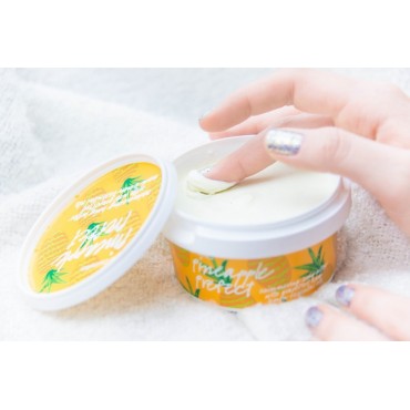 Masło do ciała z 30% Shea ANANASOWE z połyskiem – Bomb Cosmetics