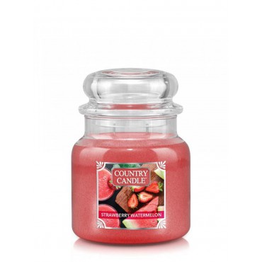Średnia świeca Strawberry Watermelon Country Candle