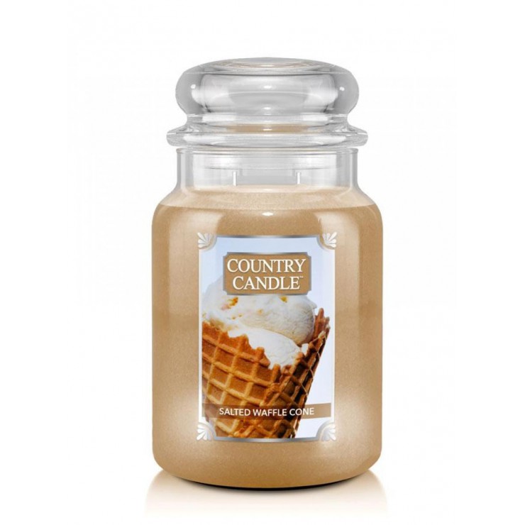 Duża świeca Salted Waffle Cone Country Candle Duża świeca Salted Waffle Cone Country Candle