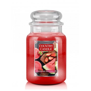 Duża świeca Strawberry Watermelon Country Candle