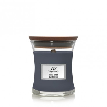 Mała świeca Indigo Suede Woodwick