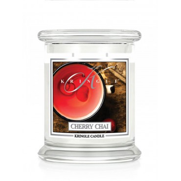 Średnia świeca Cherry Chai Kringle Candle