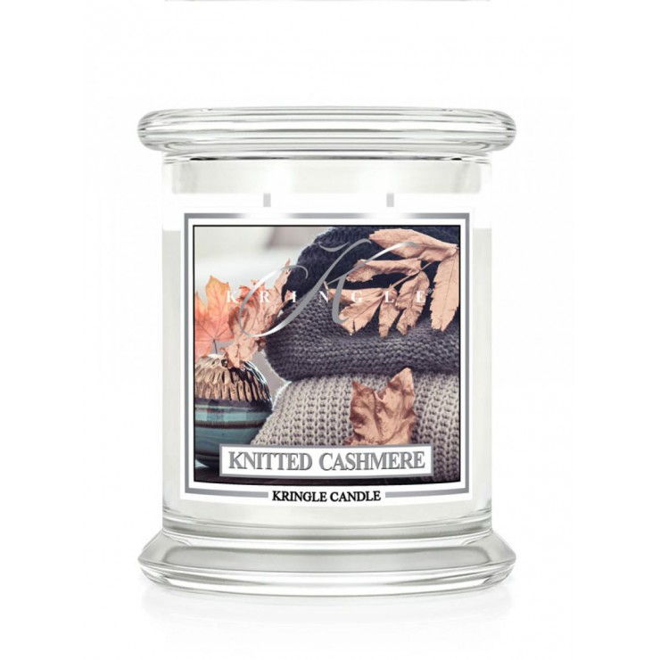 Średnia świeca Knitted Cashmere Kringle Candle Średnia świeca Knitted Cashmere Kringle Candle